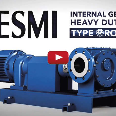 DESMI ROTAN heavy-duty internal gear pump for fluid handling applications.